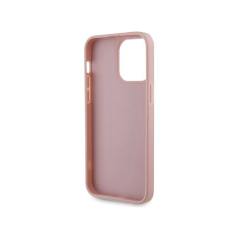 Guess Rhinestone Triangle - Etui iPhone 14 Pro Max (różowy) Guess Rhinestone Triangle - Etui iPhone 14 Pro Max (różowy)
