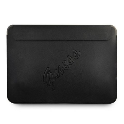 Guess Saffiano Script Computer Sleeve - Etui na notebooka 13" (czarny) Guess Saffiano Script Computer Sleeve - Etui na notebooka 13" (czarny)