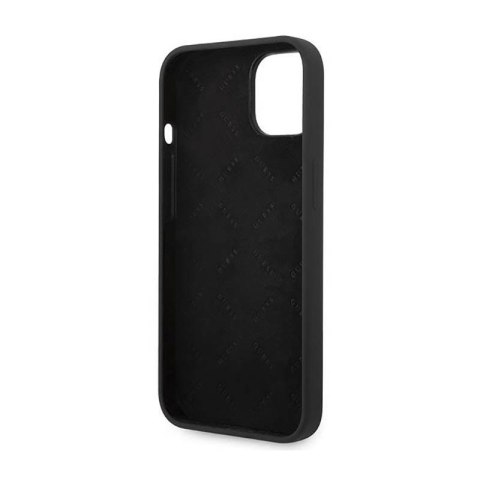 Guess Silicone Vintage - Etui iPhone 14 (czarny) Guess Silicone Vintage - Etui iPhone 14 (czarny)