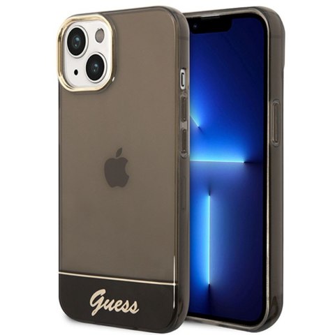 Guess Translucent - Etui iPhone 14 (czarny) Guess Translucent - Etui iPhone 14 (czarny)