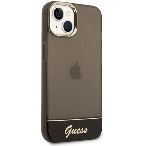 Guess Translucent - Etui iPhone 14 (czarny) Guess Translucent - Etui iPhone 14 (czarny)