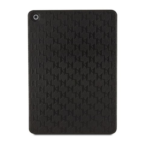 Karl Lagerfeld Folio Magnet Allover Saffiano Monogram NFT Ikonik - Etui iPad 10.2" (2021-2019) (Czarny)