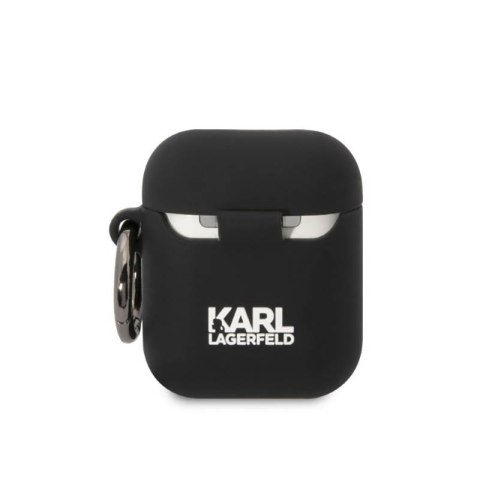 Karl Lagerfeld Silicone NFT Karl Head 3D - Etui AirPods 1/2 gen (czarny) Karl Lagerfeld Silicone NFT Karl Head 3D - Etui AirPods 1/2 gen (czarny)