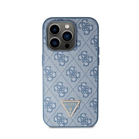 Guess Crossbody 4G Metal Logo - Etui iPhone 15 Pro Max (niebieski) Guess Crossbody 4G Metal Logo - Etui iPhone 15 Pro Max (niebieski)