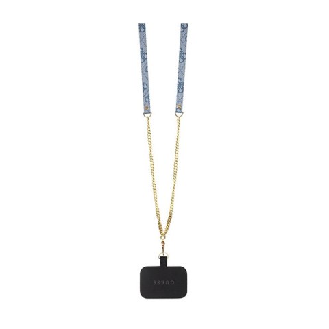 Guess Crossbody 4G Metal Logo - Etui iPhone 15 Pro Max (niebieski) Guess Crossbody 4G Metal Logo - Etui iPhone 15 Pro Max (niebieski)