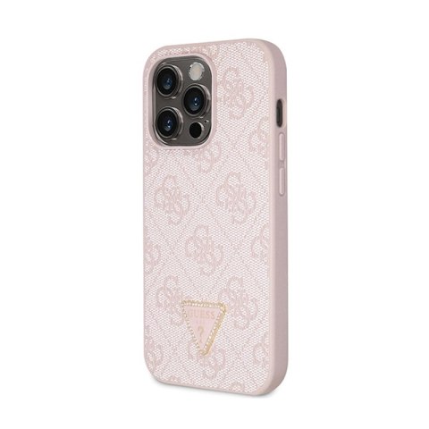 Guess Crossbody 4G Metal Logo - Etui iPhone 15 Pro (różowy) Guess Crossbody 4G Metal Logo - Etui iPhone 15 Pro (różowy)