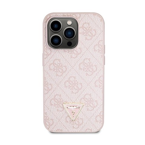 Guess Crossbody 4G Metal Logo - Etui iPhone 15 Pro (różowy) Guess Crossbody 4G Metal Logo - Etui iPhone 15 Pro (różowy)