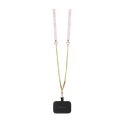Guess Crossbody 4G Metal Logo - Etui iPhone 15 Pro (różowy)