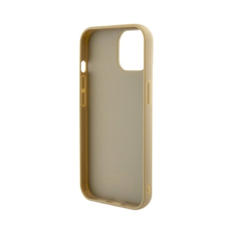 Guess Disco Metal Script - Etui iPhone 15 (złoty) Guess Disco Metal Script - Etui iPhone 15 (złoty)