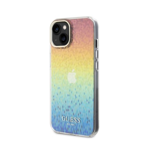 Guess IML Faceted Mirror Disco Iridescent - Etui iPhone 15 (Iridescent) Guess IML Faceted Mirror Disco Iridescent - Etui iPhone 15 (Iridescent)