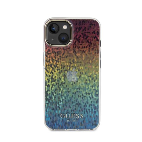 Guess IML Faceted Mirror Disco Iridescent - Etui iPhone 15 (Iridescent) Guess IML Faceted Mirror Disco Iridescent - Etui iPhone 15 (Iridescent)