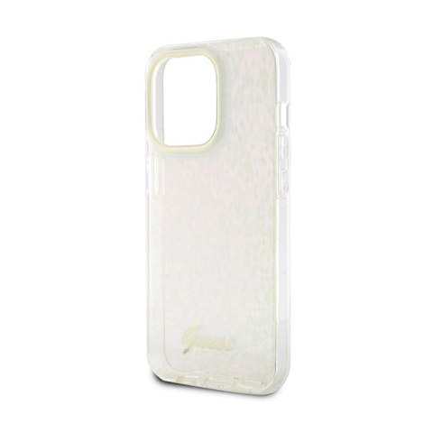 Guess IML Faceted Mirror Disco Iridescent - Etui iPhone 15 Pro Max (różowy) Guess IML Faceted Mirror Disco Iridescent - Etui iPhone 15 Pro Max (różowy)