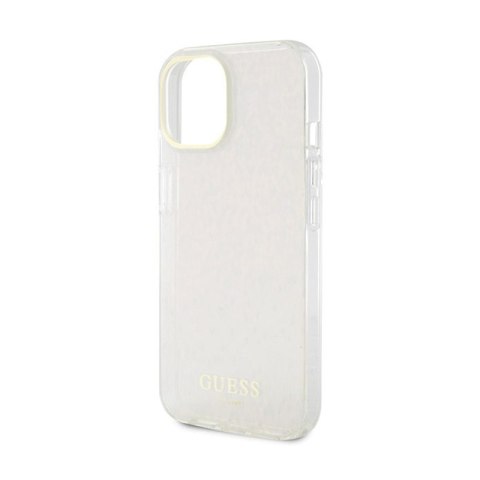 Guess IML Faceted Mirror Disco Iridescent - Etui iPhone 15 (różowy) Guess IML Faceted Mirror Disco Iridescent - Etui iPhone 15 (różowy)