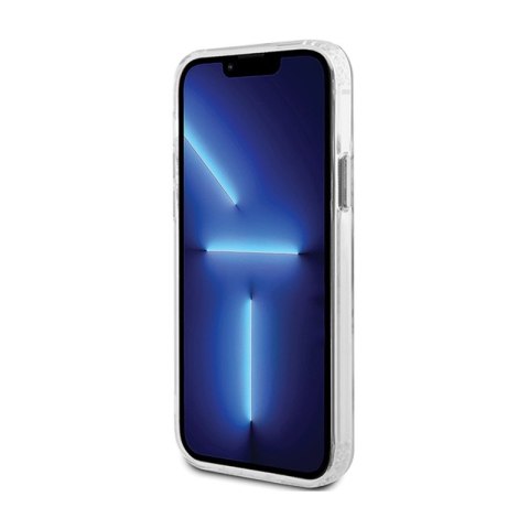 Guess Metal Outline MagSafe - Etui iPhone 12 / iPhone 12 Pro (przezroczysty / srebrny) Guess Metal Outline MagSafe - Etui iPhone 12 / iPhone 12 Pro (przezroczysty / srebrny)