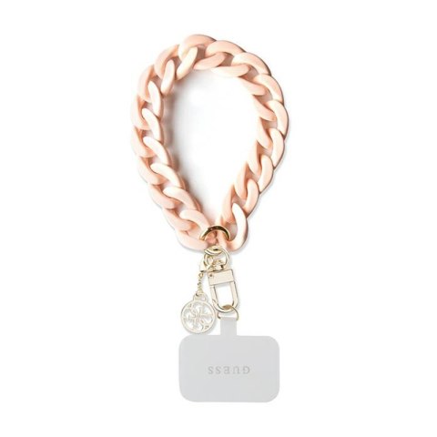 Guess Universal Big Hand Strap Acrylic 4G Charm - Uniwersalny pasek do telefonu (Różowy) Guess Universal Big Hand Strap Acrylic 4G Charm - Uniwersalny pasek do telefonu (Różowy)