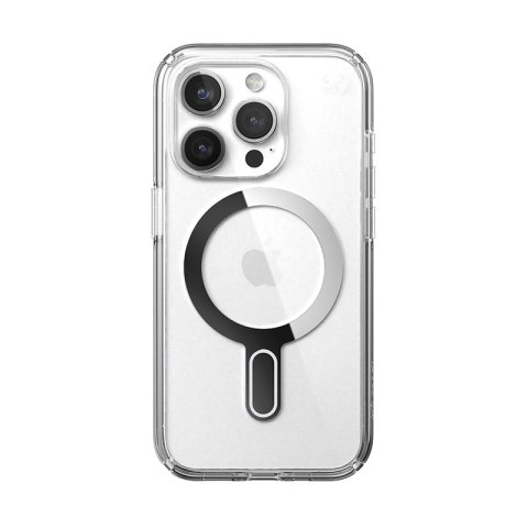Speck Presidio Perfect-Clear ClickLock & Magsafe - Etui iPhone 15 Pro (Clear / Chrome Finish / Serene Silver) Speck Presidio Perfect-Clear ClickLock & Magsafe - Etui iPhone 15 Pro (Clear / Chrome Finish / Serene Silver)