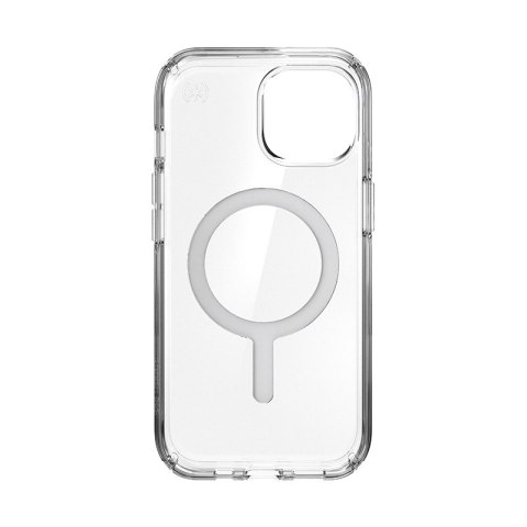 Speck Presidio Perfect-Clear MagSafe - Etui iPhone 15 / iPhone 14 / iPhone 13 (Clear / Chrome Finish / Serene Silver) Speck Presidio Perfect-Clear MagSafe - Etui iPhone 15 / iPhone 14 / iPhone 13 (Clear / Chrome Finish / Serene Silver)