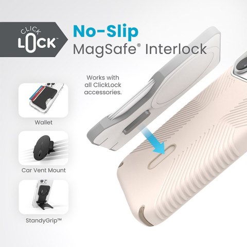 Speck Presidio2 Grip ClickLock & Magsafe - Etui iPhone 15 Pro (Bleached Bone / Heirloom Gold / Hazel Brown) Speck Presidio2 Grip ClickLock & Magsafe - Etui iPhone 15 Pro (Bleached Bone / Heirloom Gold / Hazel Brown)