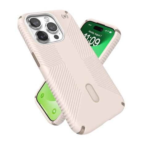 Speck Presidio2 Grip ClickLock & Magsafe - Etui iPhone 15 Pro (Bleached Bone / Heirloom Gold / Hazel Brown) Speck Presidio2 Grip ClickLock & Magsafe - Etui iPhone 15 Pro (Bleached Bone / Heirloom Gold / Hazel Brown)