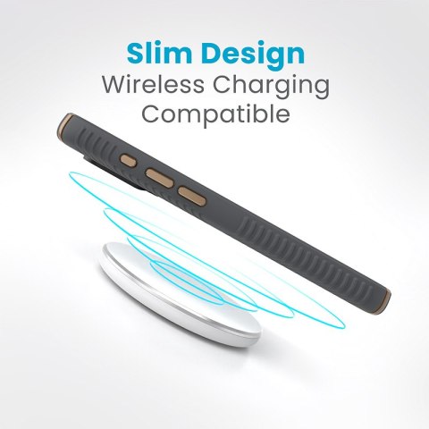 Speck Presidio2 Grip - Etui iPhone 15 Pro (Charcoal Grey / Cool Bronze / White) Speck Presidio2 Grip - Etui iPhone 15 Pro (Charcoal Grey / Cool Bronze / White)