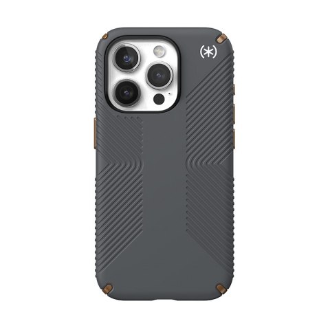 Speck Presidio2 Grip - Etui iPhone 15 Pro (Charcoal Grey / Cool Bronze / White) Speck Presidio2 Grip - Etui iPhone 15 Pro (Charcoal Grey / Cool Bronze / White)