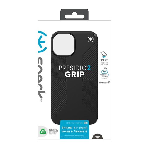 Speck Presidio2 Grip - Etui iPhone 15 / iPhone 14 / iPhone 13 (Black / Slate Grey / White) Speck Presidio2 Grip - Etui iPhone 15 / iPhone 14 / iPhone 13 (Black / Slate Grey / White)