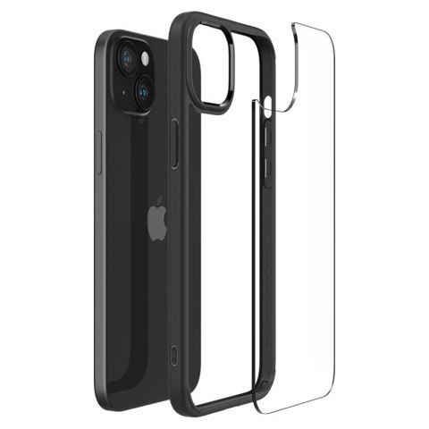 Spigen Ultra Hybrid - Etui do iPhone 15 Plus (Matte Black) Spigen Ultra Hybrid - Etui do iPhone 15 Plus (Matte Black)