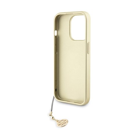 Guess 4G Charms Collection - Etui iPhone 15 Pro (brązowy) Guess 4G Charms Collection - Etui iPhone 15 Pro (brązowy)