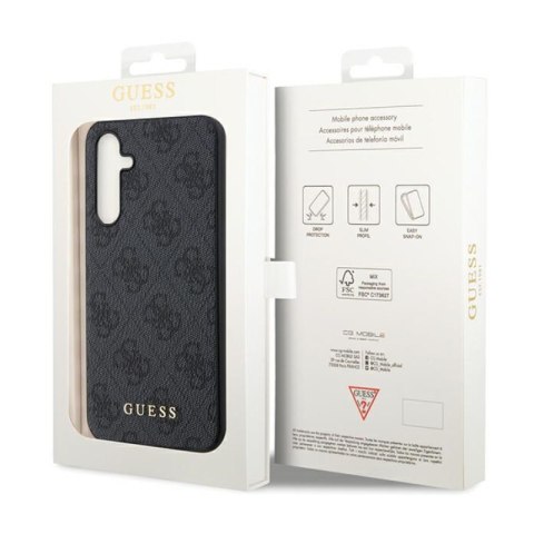 Guess 4G Metal Gold Logo - Etui Samsung Galaxy S23 FE (szary) Guess 4G Metal Gold Logo - Etui Samsung Galaxy S23 FE (szary)