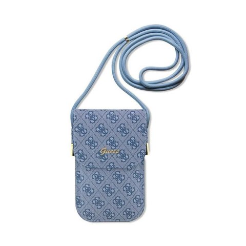 Guess 4G Metal Script Logo - Torebka crossbody na telefon (niebieski) Guess 4G Metal Script Logo - Torebka crossbody na telefon (niebieski)