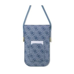 Guess 4G Metal Script Logo - Torebka crossbody na telefon (niebieski)