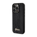 Guess Sequin Script Metal - Etui iPhone 13 Pro Max (czarny)