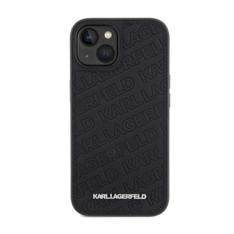 Karl Lagerfeld Quilted K Pattern - Etui iPhone 15 (czarny) Karl Lagerfeld Quilted K Pattern - Etui iPhone 15 (czarny)