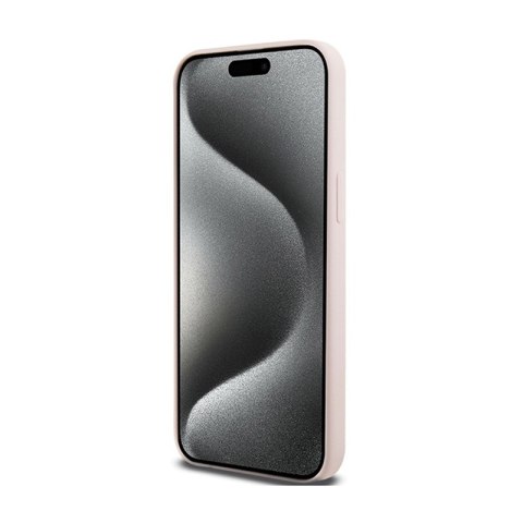 Karl Lagerfeld Silicone Karl Script - Etui iPhone 15 Pro Max (różowy) Karl Lagerfeld Silicone Karl Script - Etui iPhone 15 Pro Max (różowy)
