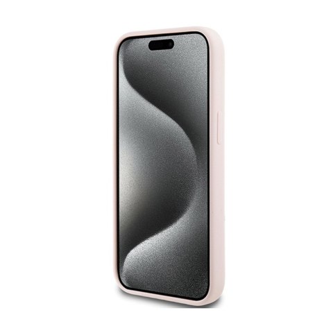 Karl Lagerfeld Silicone Karl Script - Etui iPhone 15 (różowy) Karl Lagerfeld Silicone Karl Script - Etui iPhone 15 (różowy)