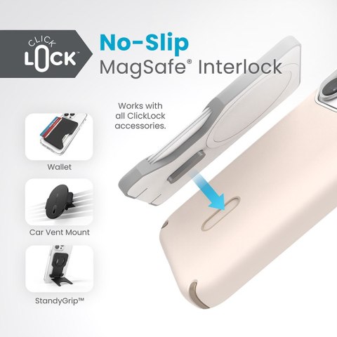 Speck Presidio2 Pro ClickLock & MagSafe - Etui iPhone 15 Pro (Bleached Bone / Heirloom Gold / Hazel Brown) Speck Presidio2 Pro ClickLock & MagSafe - Etui iPhone 15 Pro (Bleached Bone / Heirloom Gold / Hazel Brown)