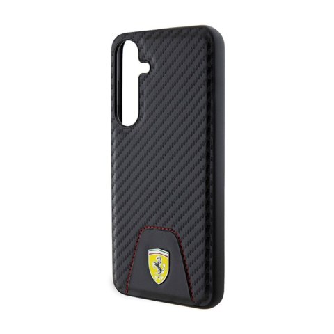 Ferrari Carbon Stitched Bottom - Etui Samsung Galaxy S24+ (czarny) Ferrari Carbon Stitched Bottom - Etui Samsung Galaxy S24+ (czarny)