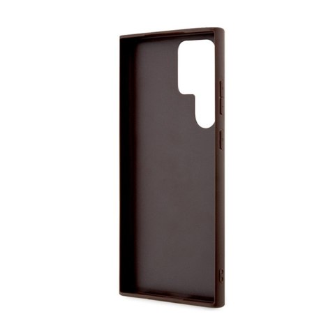 Guess 4G Big Metal Logo - Etui Samsung Galaxy S24 Ultra (brązowy) Guess 4G Big Metal Logo - Etui Samsung Galaxy S24 Ultra (brązowy)
