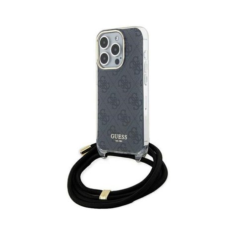 Guess Crossbody Cord 4G Print - Etui iPhone 15 Pro Max (czarny) Guess Crossbody Cord 4G Print - Etui iPhone 15 Pro Max (czarny)