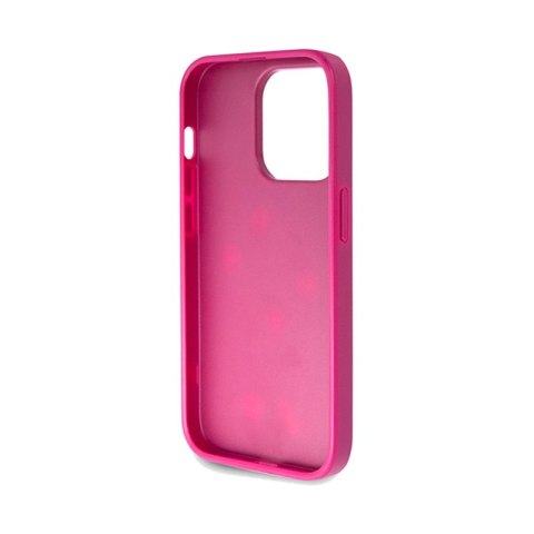 Guess Glitter Script Big 4G - Etui iPhone 15 Pro Max (fioletowy) Guess Glitter Script Big 4G - Etui iPhone 15 Pro Max (fioletowy)