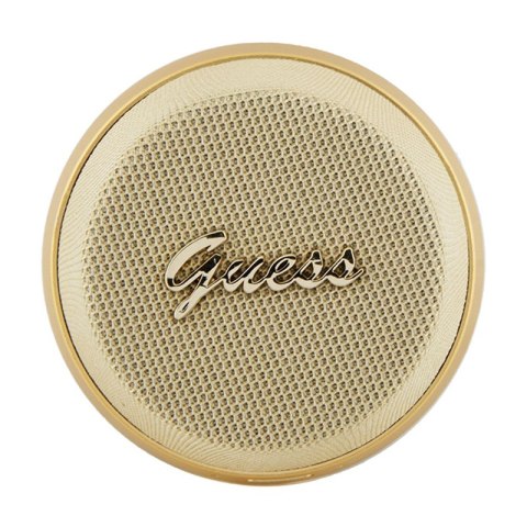 Guess Magnetic Script Metal Logo - Głośnik Bluetooth V5.3 (złoty) Guess Magnetic Script Metal Logo - Głośnik Bluetooth V5.3 (złoty)