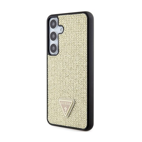 Guess Rhinestone Triangle - Etui Samsung Galaxy S24+ (złoty) Guess Rhinestone Triangle - Etui Samsung Galaxy S24+ (złoty)