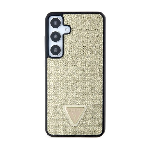 Guess Rhinestone Triangle - Etui Samsung Galaxy S24+ (złoty) Guess Rhinestone Triangle - Etui Samsung Galaxy S24+ (złoty)
