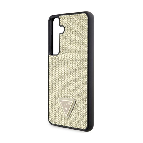 Guess Rhinestone Triangle - Etui Samsung Galaxy S24+ (złoty) Guess Rhinestone Triangle - Etui Samsung Galaxy S24+ (złoty)