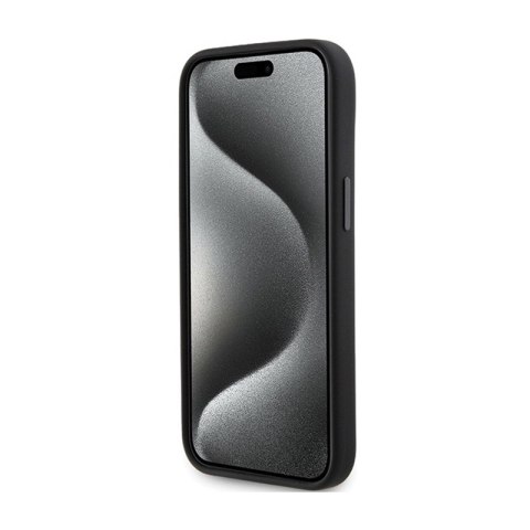 Karl Lagerfeld Silicone Ikonik Metal Pin - Etui iPhone 15 Plus (czarny) Karl Lagerfeld Silicone Ikonik Metal Pin - Etui iPhone 15 Plus (czarny)