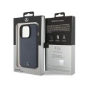 Mercedes Smooth Leather MagSafe - Etui iPhone 15 Pro Max (granatowy)