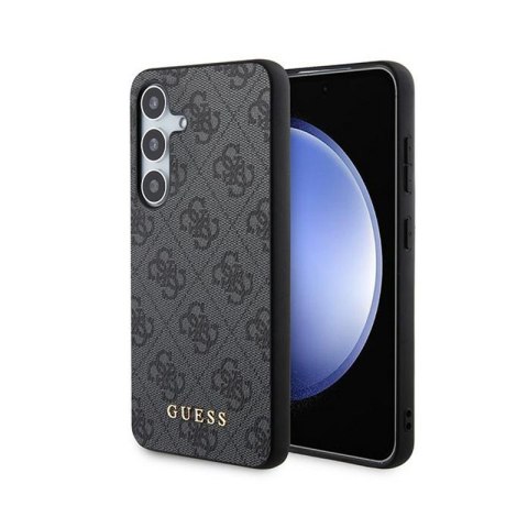 Guess 4G Metal Gold Logo - Etui Samsung Galaxy S24 (czarny) Guess 4G Metal Gold Logo - Etui Samsung Galaxy S24 (czarny)