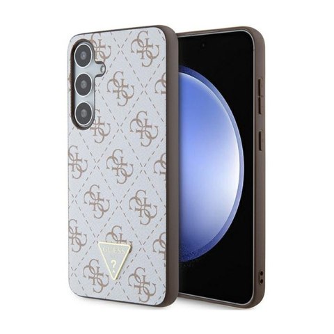 Guess 4G Triangle Metal Logo - Etui Samsung Galaxy S24+ (biały) Guess 4G Triangle Metal Logo - Etui Samsung Galaxy S24+ (biały)