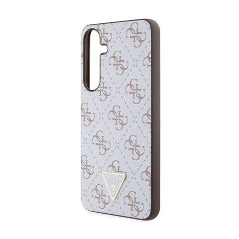 Guess 4G Triangle Metal Logo - Etui Samsung Galaxy S24+ (biały) Guess 4G Triangle Metal Logo - Etui Samsung Galaxy S24+ (biały)