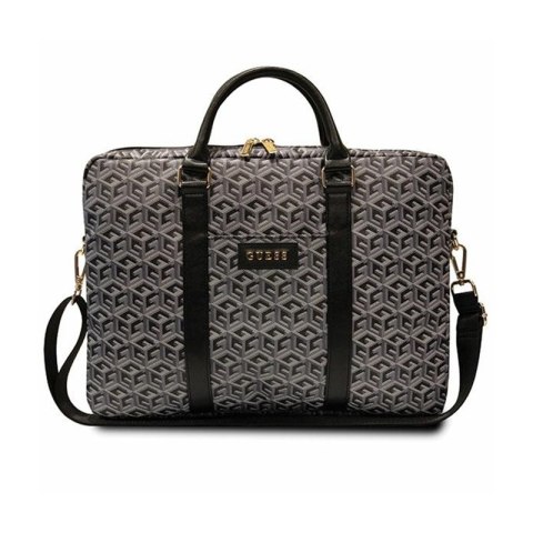 Guess GCube Stripes Computer Bag - Torba na notebooka 16" (Czarny) Guess GCube Stripes Computer Bag - Torba na notebooka 16" (Czarny)